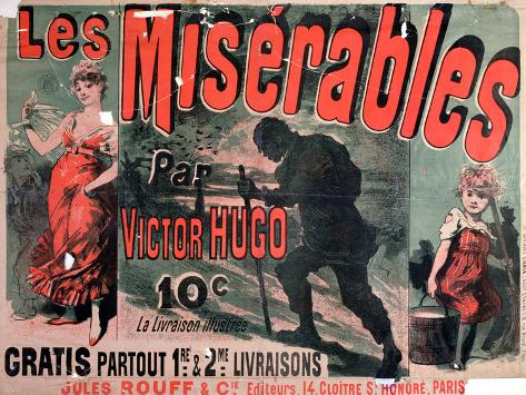 Art print POSTER les miserables